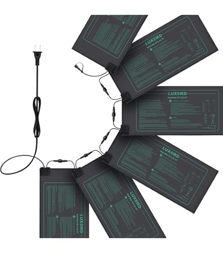 Amazon.com : LUXBIRD 6 Pack 30W Seedling Heating Mats 10